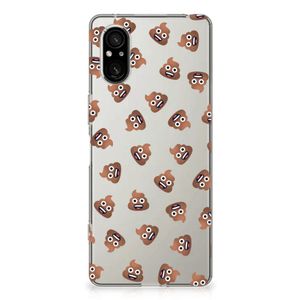 TPU bumper voor Sony Xperia 5 V Poep Emojis