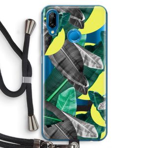 Fantasie jungle: Huawei P20 Lite Transparant Hoesje met koord