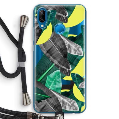 Fantasie jungle: Huawei P20 Lite Transparant Hoesje met koord