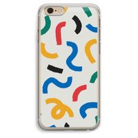 Illustratieve pop 2: iPhone 6 Plus / 6S Plus Transparant Hoesje
