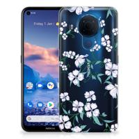 Nokia 5.4 Uniek | TPU Case | Blossom White