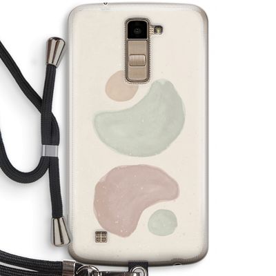 Geo #10: LG K10 (2016) Transparant Hoesje met koord