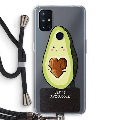 Avocuddle: OnePlus Nord N10 5G Transparant Hoesje met koord