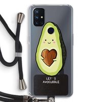 Avocuddle: OnePlus Nord N10 5G Transparant Hoesje met koord Avocuddle: OnePlus Nord N10 5G Transparant Hoesje met koord