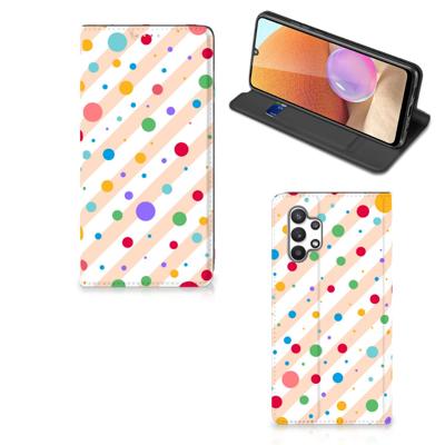 Samsung Galaxy A32 4G | A32 5G Enterprise Editie | Hoesje met Magneet | Dots