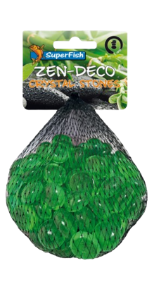 Superfish Zen Crystal stones groen