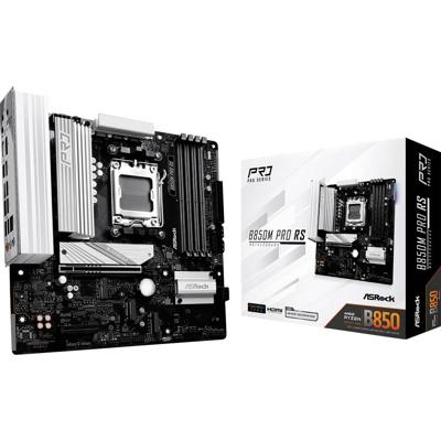 ASRock B850M Pro RS Moederbord Socket AMD AM5 Vormfactor Micro-ATX Moederbord chipset AMD® B850