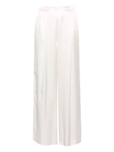 Carine Gilson pantalon de pyjama ample en soie - Blanc