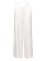 Carine Gilson pantalon de pyjama ample en soie - Blanc