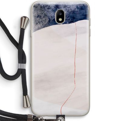 Stone White: Samsung Galaxy J7 (2017) Transparant Hoesje met koord