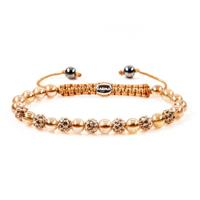 Karma Armband Spiral Indian Summer Rosé Crystal