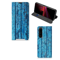 Sony Xperia 1 III Book Wallet Case Wood Blue