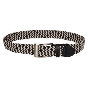 Mondoni Braided riem donkerblauw maat:m