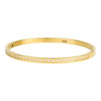 Kalli Bangle Armband met Stras Steentjes Goud