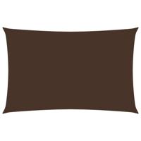 Zonnescherm rechthoekig 5x8 m oxford stof bruin