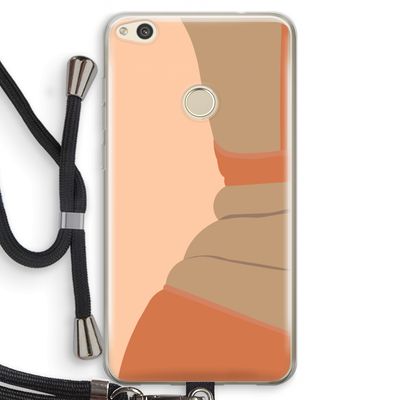 Bikini: Huawei Ascend P8 Lite (2017) Transparant Hoesje met koord