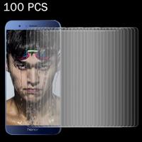 100 stuks Huawei Honor V9 0 26 mm 9H oppervlaktehardheid Explosieveilig niet-volledig scherm getemperd glas scherm Film