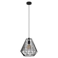 Eglo Zwarte draadlampStype Ø 33cm - 43692