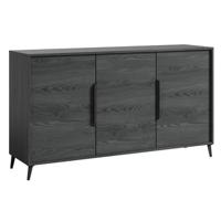 Meubella Dressoir Elora - Grijs eiken - 150 cm - thumbnail