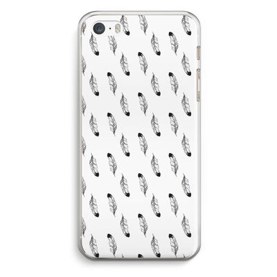 Pluimen: iPhone 5 / 5S / SE Transparant Hoesje