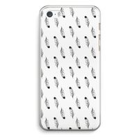 Pluimen: iPhone 5 / 5S / SE Transparant Hoesje