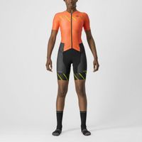 Castelli Free Sanremo 2 W trisuit korte mouwen oranje dames XL