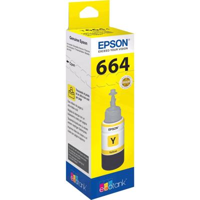 Epson 664 EcoTank Navulinkt Geel, geel