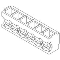 Molex 510150700 Female behuizing (kabel) Totaal aantal polen: 7 Rastermaat: 2.00 mm Inhoud: 1 stuk(s) Bulk