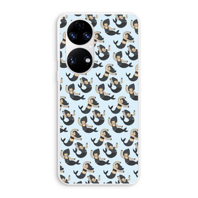 Zeemeermin: Huawei P50 Transparant Hoesje
