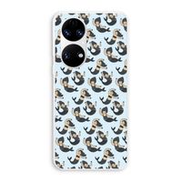 Zeemeermin: Huawei P50 Transparant Hoesje