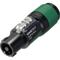 Neutrik NL4FXX-W-S Luidsprekerconnector Stekker, recht Aantal polen: 4 Zwart-groen 1 stuk(s) - thumbnail