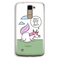 Unicorn: LG K10 (2016) Transparant Hoesje