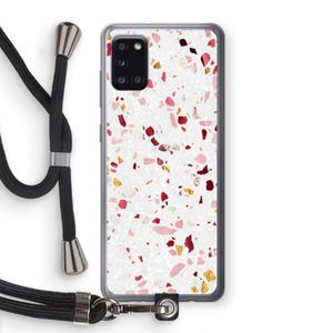 Terrazzo N°9: Samsung Galaxy A31 Transparant Hoesje met koord