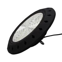 LED UFO High Bay 150W - Aigi - MEAN WELL Driver - Magazijnverlichting - Waterdicht IP65 - Natuurlijk Wit 4000K - Aluminium