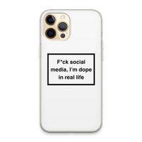 I'm dope: iPhone 13 Pro Max Transparant Hoesje