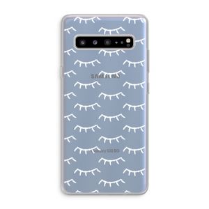 Wimpers: Samsung Galaxy S10 5G Transparant Hoesje