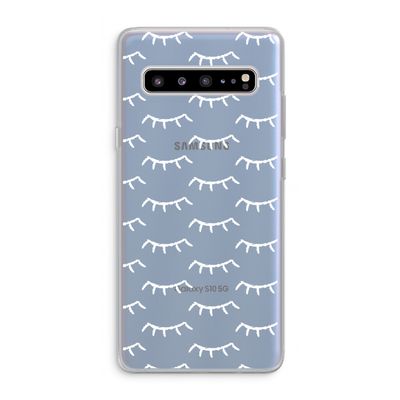 Wimpers: Samsung Galaxy S10 5G Transparant Hoesje