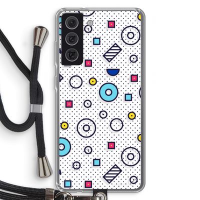 8-bit N°9: Samsung Galaxy S21 FE Transparant Hoesje met koord