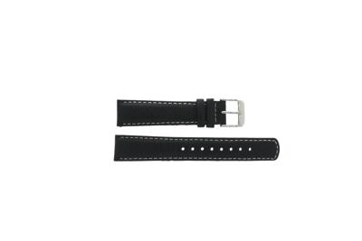 Horlogeband Tommy Hilfiger 679301089 / 1780882 / TH-87-3-14-0818 Leder Zwart 18mm