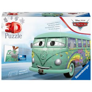 Ravensburger 3D-puzzel Disney Cars Volkswagen T1 bus - 162 stukjes