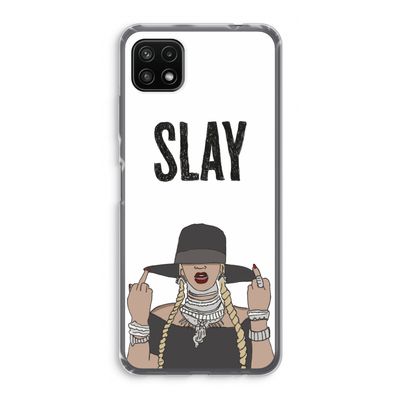 Slay All Day: Samsung Galaxy A22 5G Transparant Hoesje