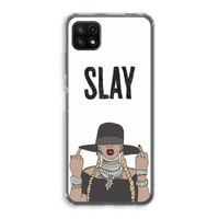 Slay All Day: Samsung Galaxy A22 5G Transparant Hoesje