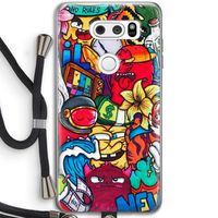 No Rules: LG V30 Transparant Hoesje met koord