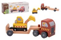 Jouéco - oplegger met graafmachine