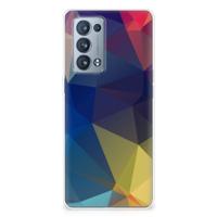 OPPO Reno 6 Pro Plus 5G | TPU Hoesje | Polygon Dark