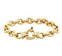 TFT Armband Goud Anker 9,5 mm 19 cm - thumbnail