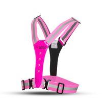 Gato Kids led safer vest hot pink kids size - thumbnail