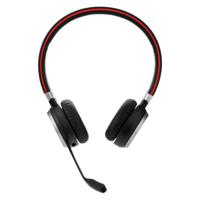 Jabra Evolve 65 Second Edition - UC On Ear koptelefoon Telefoon Bluetooth, Radiografisch Stereo Zwart Noise Cancelling, Ruisonderdrukking (microfoon) Headset,