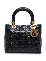 Christian Dior Pre-Owned mini sac à main Cannage Lady Dior - Noir