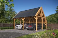 Kapschuur Billund XL Type 1 Red Class Wood 600x460 cm- Kapschuurdak- - Tuindeco